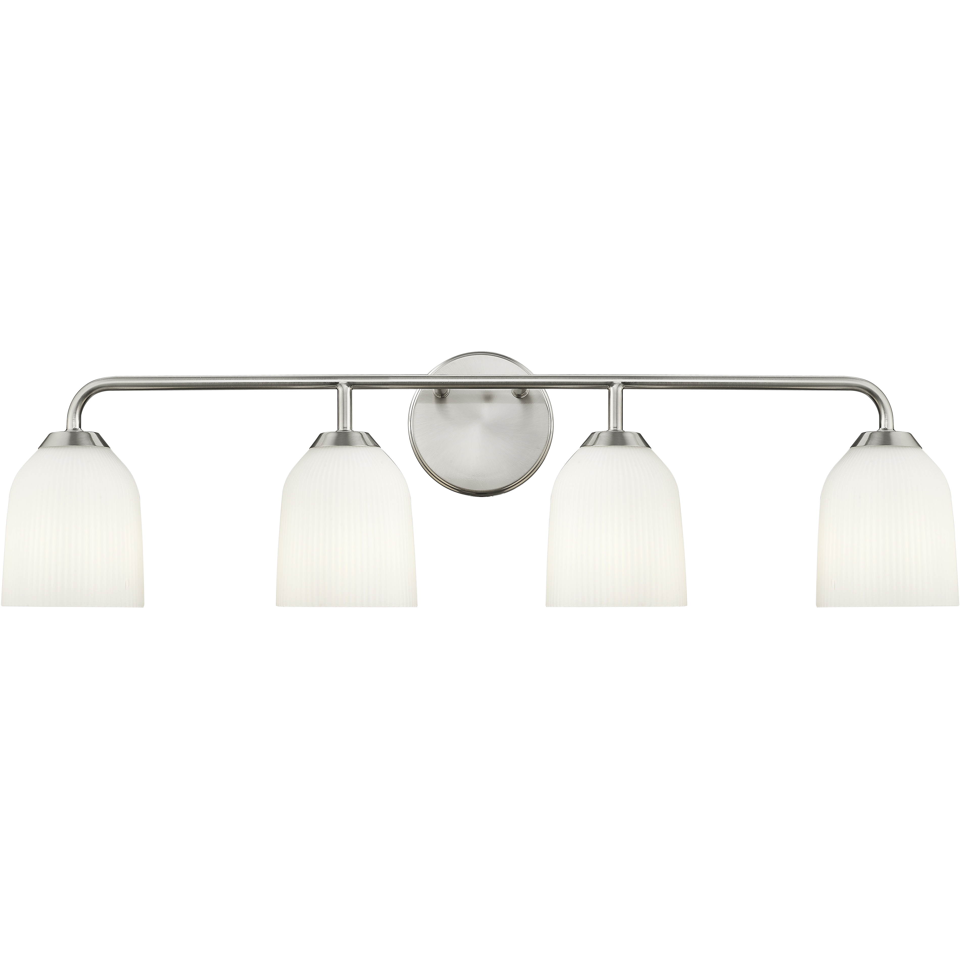 Norah 4 Light 32 inch Brushed Nickel Bathroom Vanity Light Wall Light